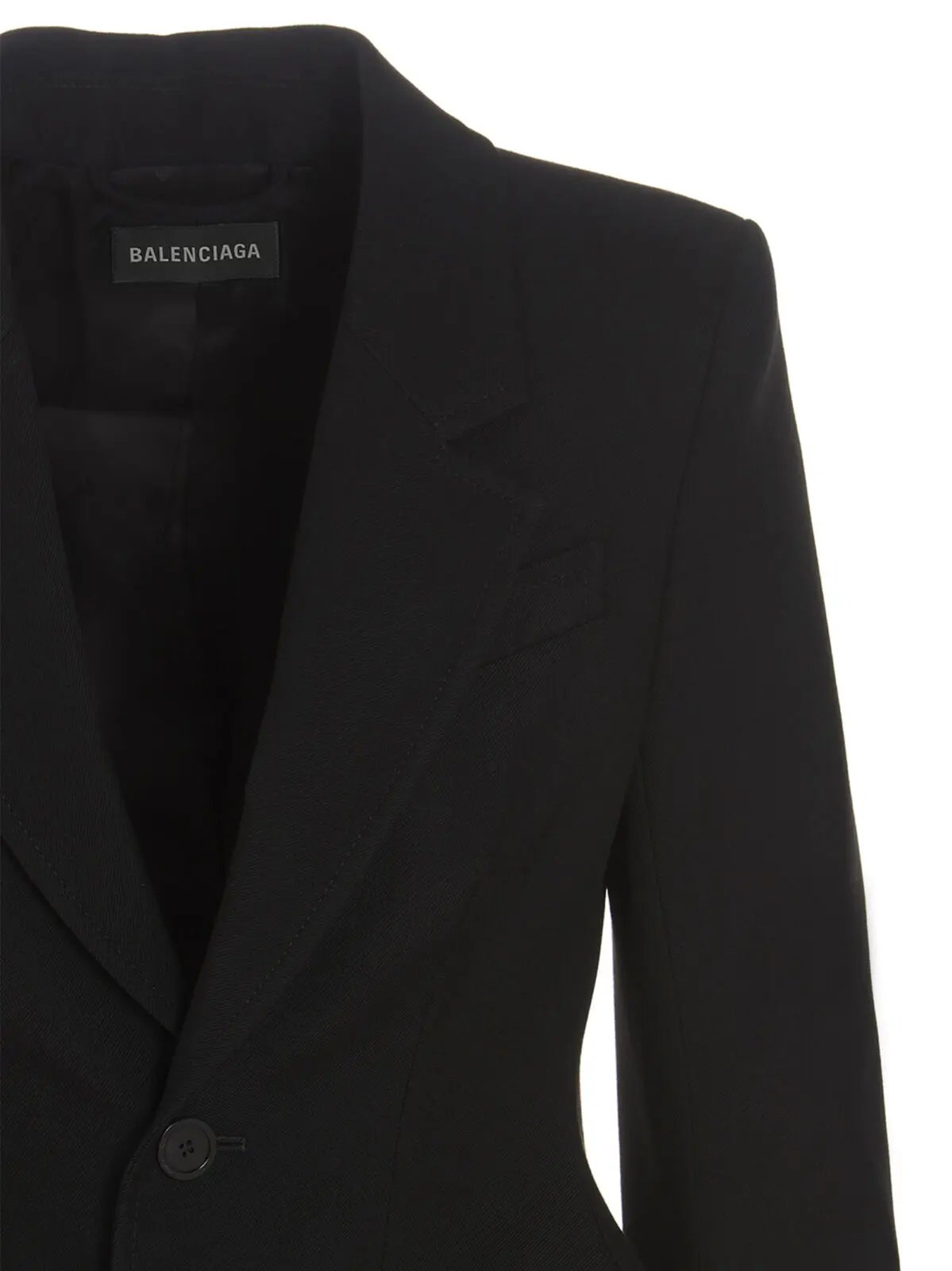 Піджак Balenciaga Hourglass Чорний 3 Blazer 'Hourglass' Woman BALENCIAGA Black
