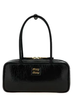 Trunk hand bag MIU MIU Black