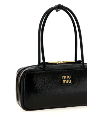 Trunk hand bag Woman MIU MIU Black