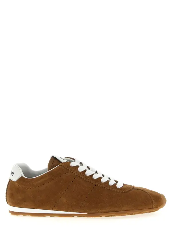 'Plume' sneakers MIU MIU Brown