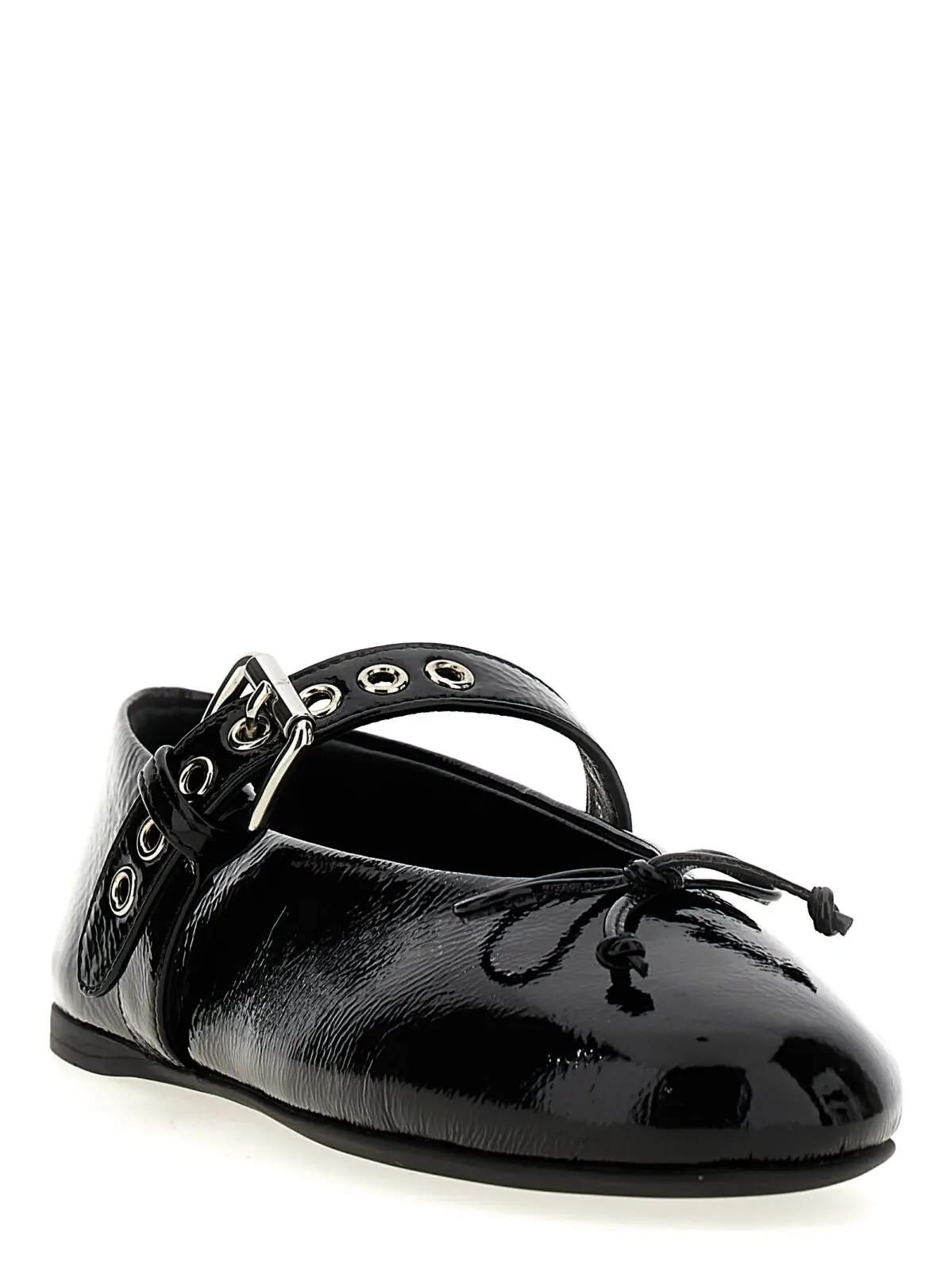 Балетки Miu Miu Buckle and bow Чорні 2 Buckle and bow ballet flats 5F210EF005H27F0002 MIU MIU Black