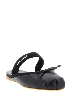 Sabot ballet flats 5F451EF005XUUF0002 MIU MIU Black