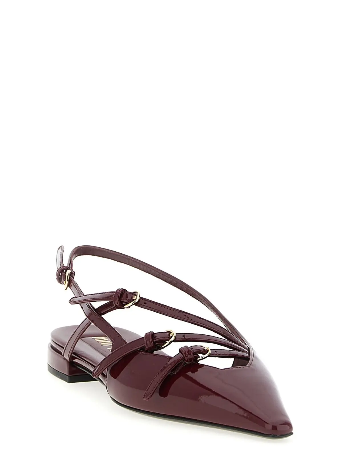 Босоніжки Miu Miu Slingback straps Бордові 2 Slingback straps 5F476EF010069F0D27 MIU MIU Bordeaux
