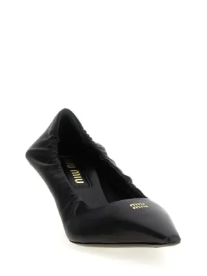 Nappa pumps 5I374EFD055EFXF0002 MIU MIU Black