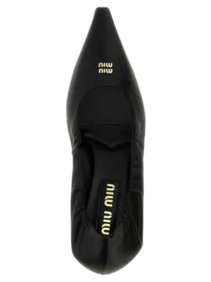 Nappa pumps 100% lamb leather (Ovis aries) MIU MIU Black