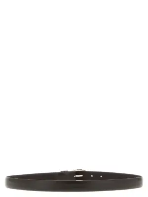 Leather belt 611825TMORO ZERBINI CLAUDIO Brown