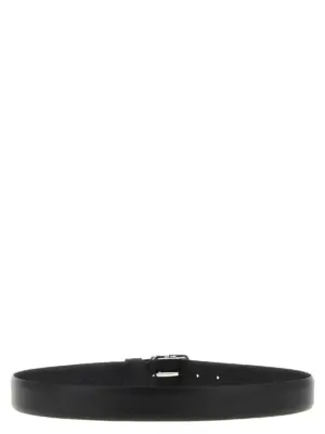 Leather belt 611835NERO ZERBINI CLAUDIO Black