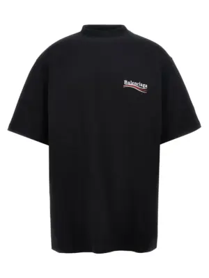 'Political Campaign' T-shirt BALENCIAGA White/Black