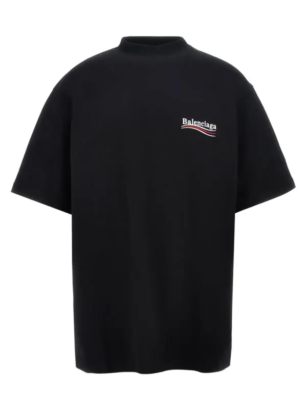 'Political Campaign' T-shirt BALENCIAGA White/Black