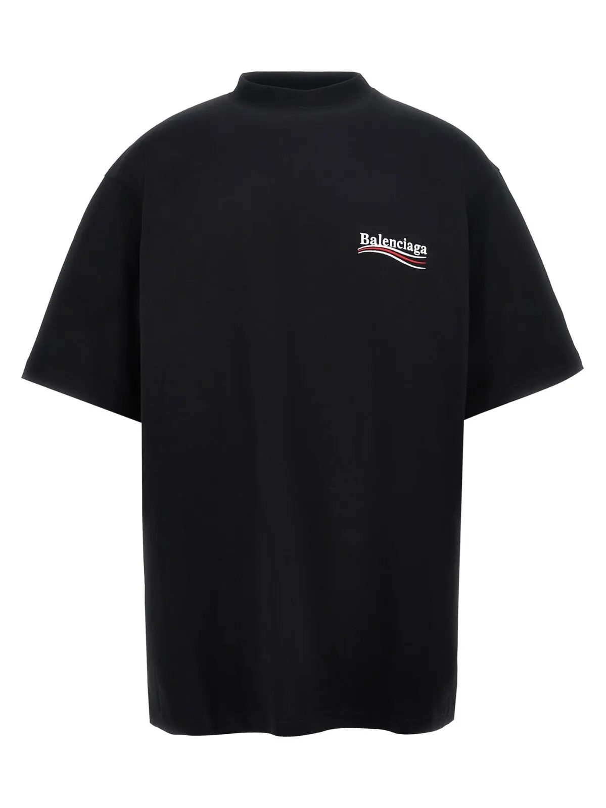 Футболка Balenciaga Political Campaign Чорно-біла 1 'Political Campaign' T-shirt BALENCIAGA White/Black