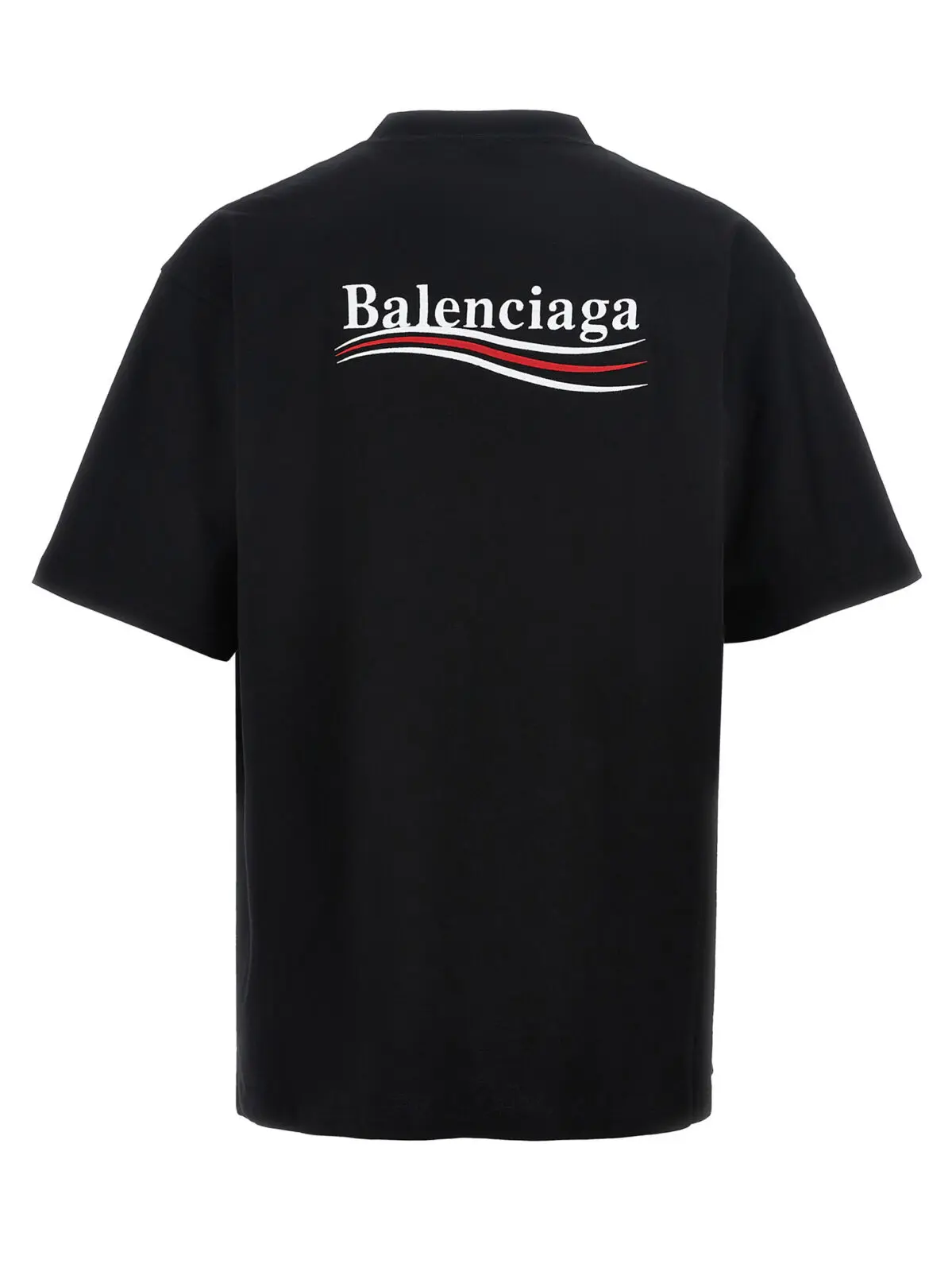 Футболка Balenciaga Political Campaign Чорно-біла 2 'Political Campaign' T-shirt 641675TKVJ11070 BALENCIAGA White/Black