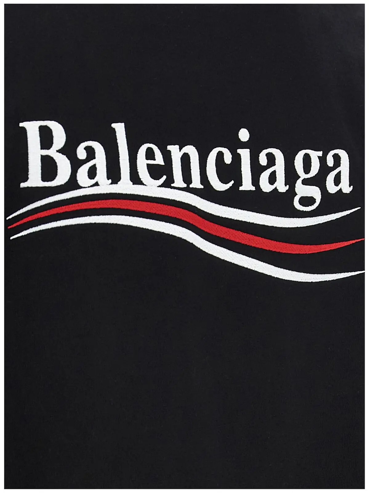 Футболка Balenciaga Political Campaign Чорно-біла 4 'Political Campaign' T-shirt 100% cotton BALENCIAGA White/Black