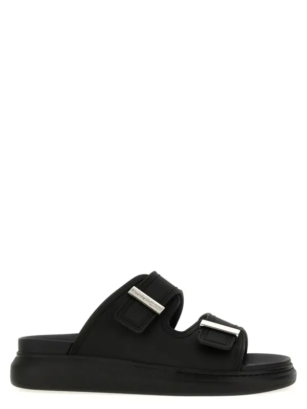 'Rubber' sandals MCQUEEN Black
