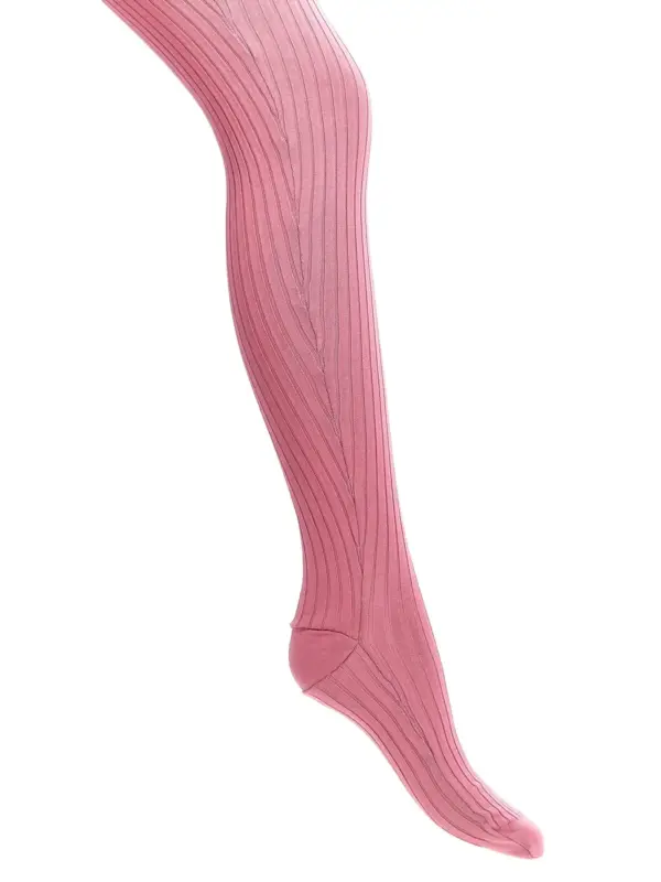 Ribbed tights PRADA Pink