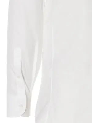 Embroidered logo shirt 100% cotton GUCCI White