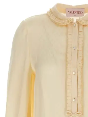Valentino Garavani 'Toute la V' shirt Woman VALENTINO GARAVANI Beige
