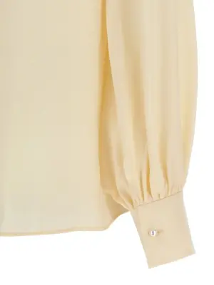 Valentino Garavani 'Toute la V' shirt 100% silk VALENTINO GARAVANI Beige
