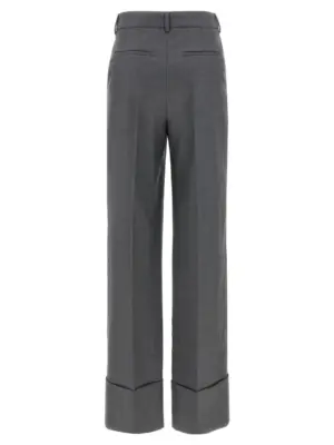 Valentino Garavani wool pants 6B0RB6F08VB153 VALENTINO GARAVANI Gray