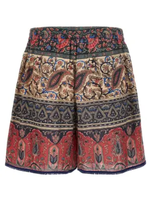 Valentino Garavani 'Voyage Imaginaire' Bermuda shorts 6V0RDE38AUWM12 VALENTINO GARAVANI Multicolor