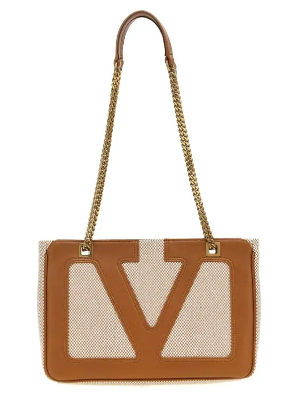 Valentino Garavani 'Viva Superstar' small shopping bag VALENTINO GARAVANI Beige