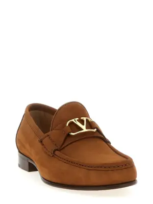 Valentino Garavani 'VLogo Signature' loafers 6Y0S0J68FKLN58 VALENTINO GARAVANI Brown
