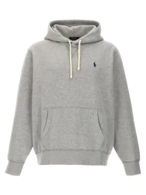 Logo hoodie POLO RALPH LAUREN Gray