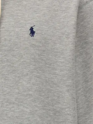 Logo hoodie 100% cotton POLO RALPH LAUREN Gray