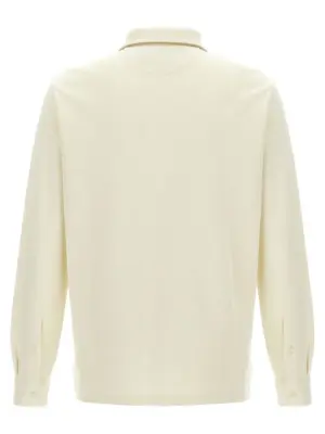 Fleece cotton polo shirt 710970681001 POLO RALPH LAUREN Beige