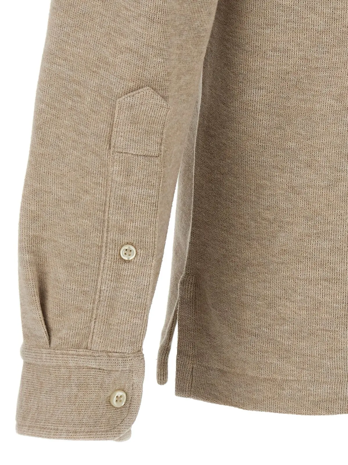 Поло Polo Ralph Lauren з бавовни фліс Бежеве 4 Fleece cotton polo shirt 100% cotton POLO RALPH LAUREN Beige