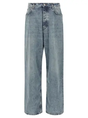 Wide leg jeans BALENCIAGA Light Blue