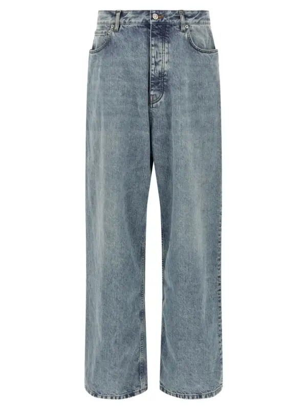 Wide leg jeans BALENCIAGA Light Blue