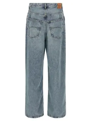 Wide leg jeans 745213TRW556185 BALENCIAGA Light Blue