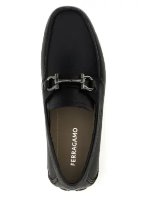 'Parigi New' loafers 100% calfskin leather (Bos Taurus) FERRAGAMO Black