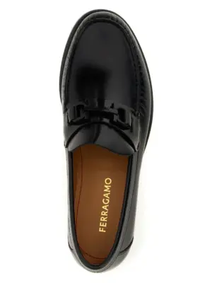 'Fort' loafers 100% calfskin leather (Bos Taurus) FERRAGAMO Black