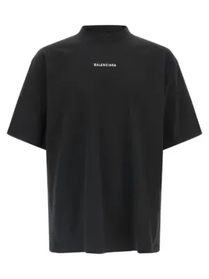 'New Balenciaga Back' T-shirt BALENCIAGA White/Black