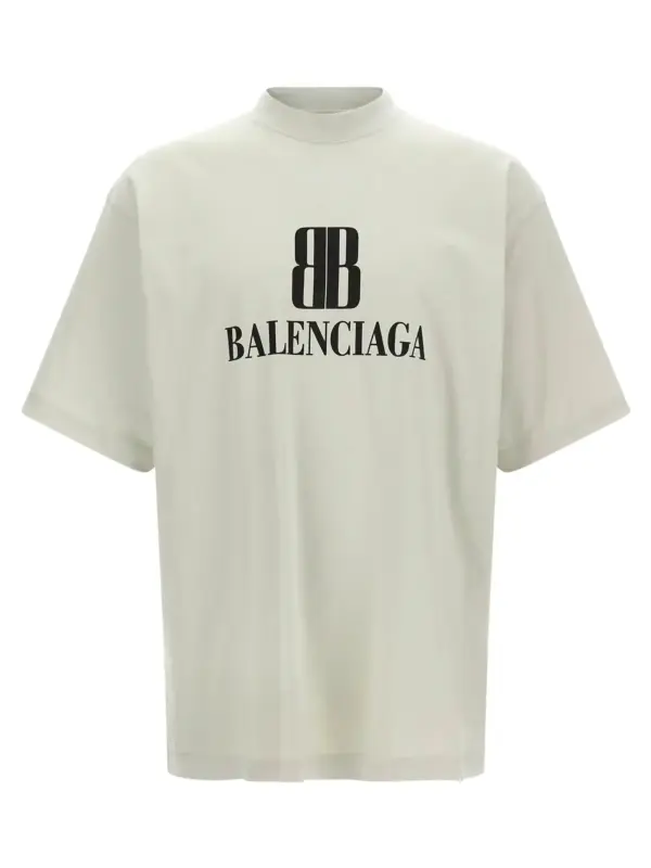 'Nano BB' T-shirt BALENCIAGA Beige