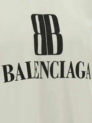 'Nano BB' T-shirt 100% cotton BALENCIAGA Beige