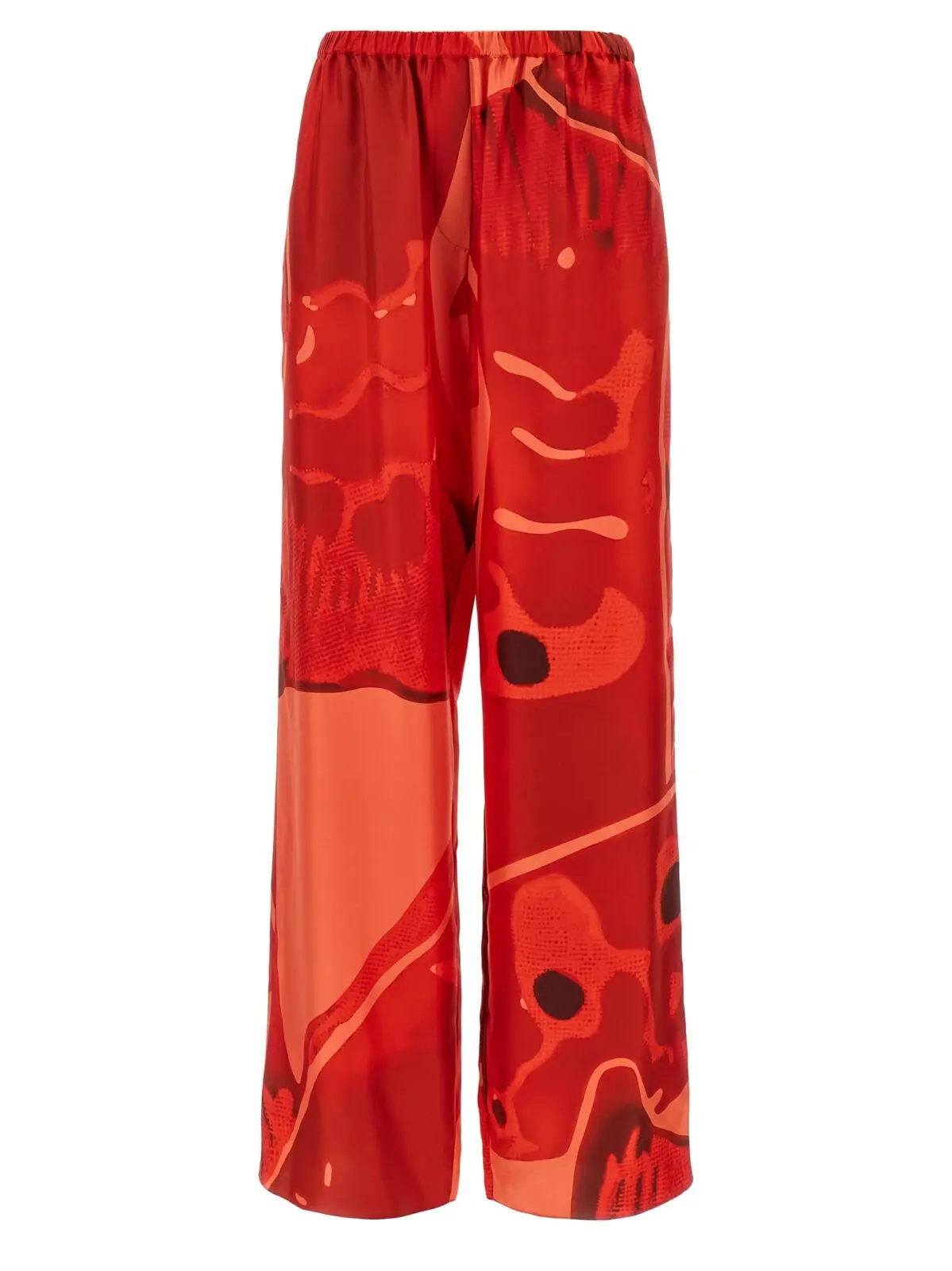Штани Palazzo Silk Ferragamo Червоні 1 Palazzo Silk pants FERRAGAMO Red