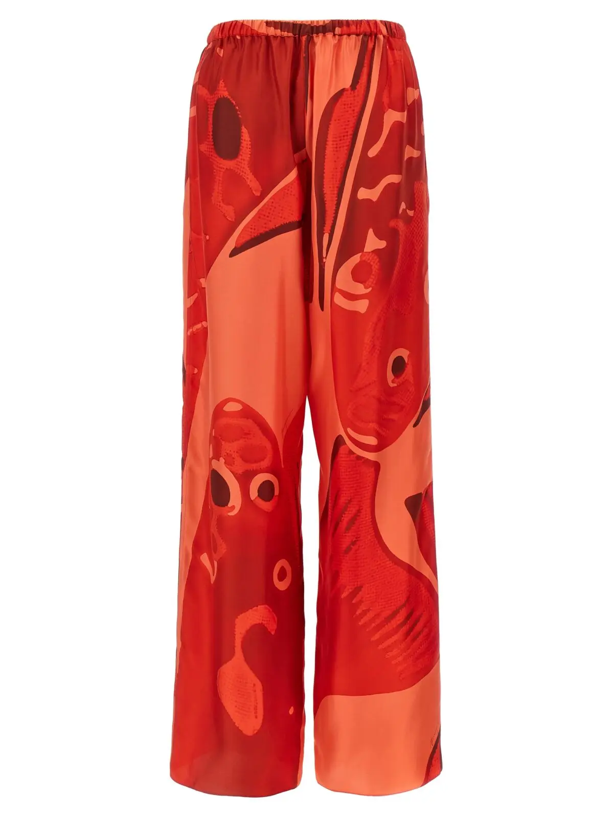 Штани Palazzo Silk Ferragamo Червоні 2 Palazzo Silk pants 783412CORALNEWRED FERRAGAMO Red