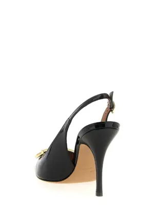 'Sara' slingback Woman FERRAGAMO Black