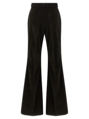 Velvet pants 785197DARKESPRESSO FERRAGAMO Brown