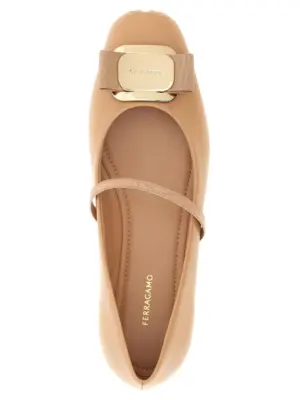 'Zina' ballet flats 100% lamb leather (Ovis aries) FERRAGAMO Pink