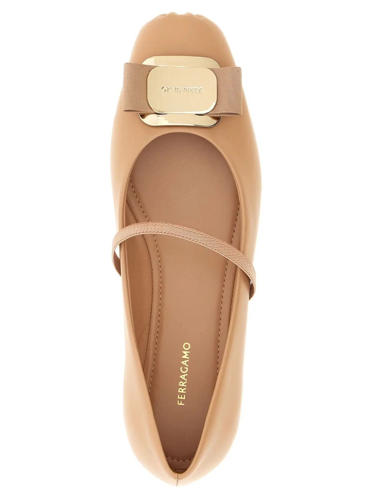Балетки Ferragamo Zina Рожеві 4 'Zina' ballet flats 100% lamb leather (Ovis aries) FERRAGAMO Pink
