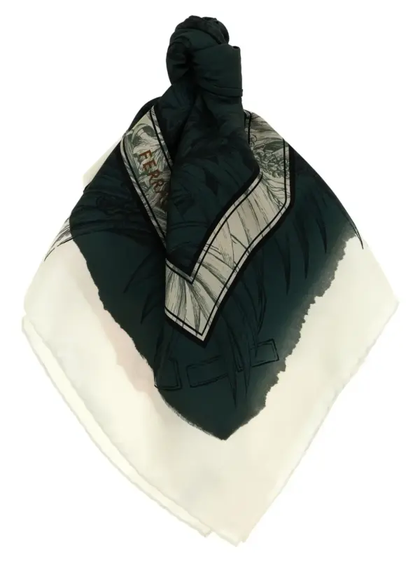 'Gravure' print scarf FERRAGAMO Multicolor