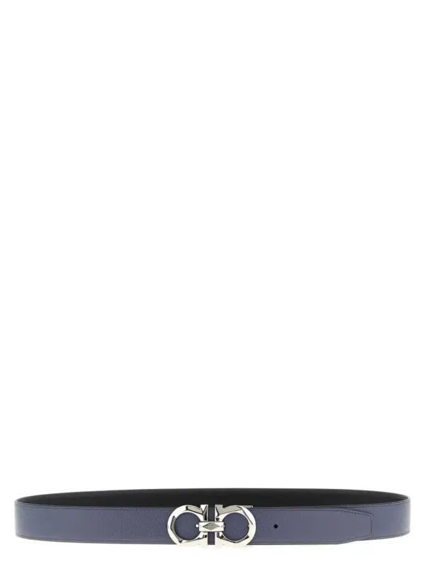 'Gancini' reversible belt FERRAGAMO Multicolor