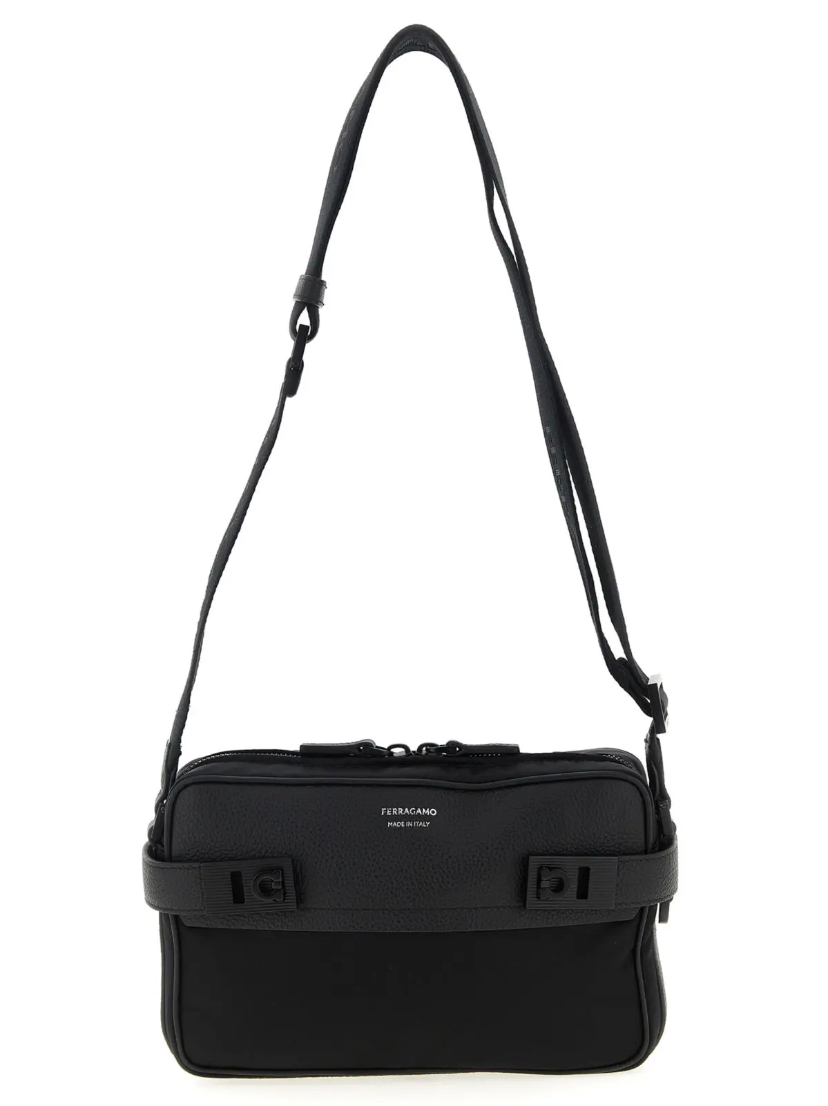 Сумка крос-боді Ferragamo Twins Nylon Чорна 1 'Twins Nylon' crossbody bag FERRAGAMO Black