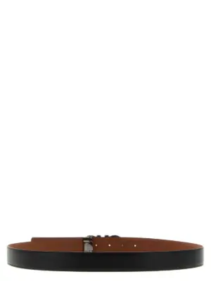 'Gancini' reversible belt Man FERRAGAMO Multicolor