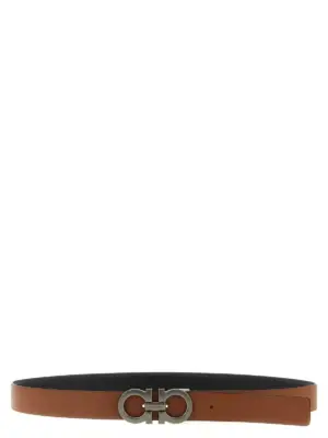 'Gancini' reversible belt 786347NERO FERRAGAMO Multicolor