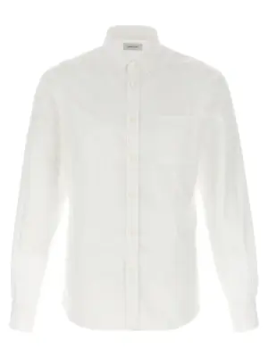 'Gancini' jacquard shirt FERRAGAMO White