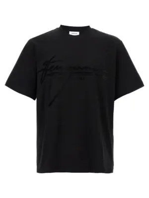 'Firma' T-shirt FERRAGAMO Black